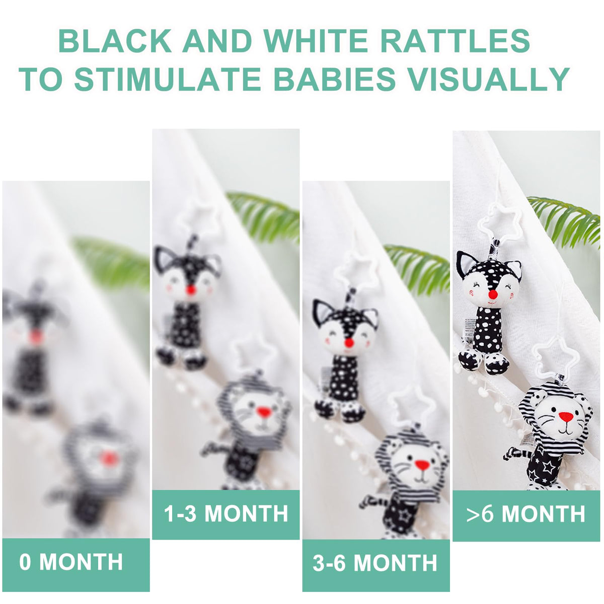 JINBOBUBU crib attachment toy for crib play