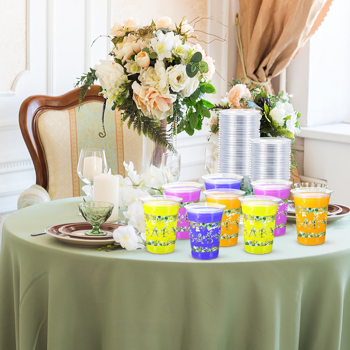 Jinei bulk baby shower cups simplify hosting and cleanup