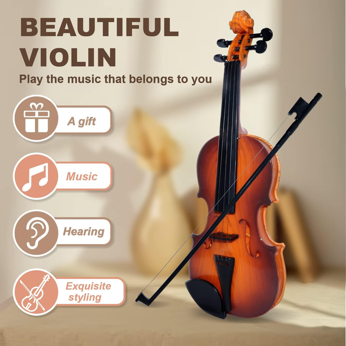Beginner-friendly instrument supports early music play and pretend performances
