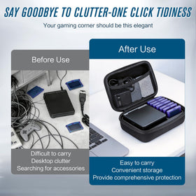 JinLunar GBA SP three cartridge cases protect game media on the go