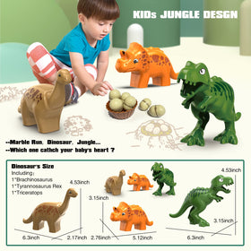 JIXIN Dinosaur DUPLO compatibility demonstrates versatile building with familiar bricks