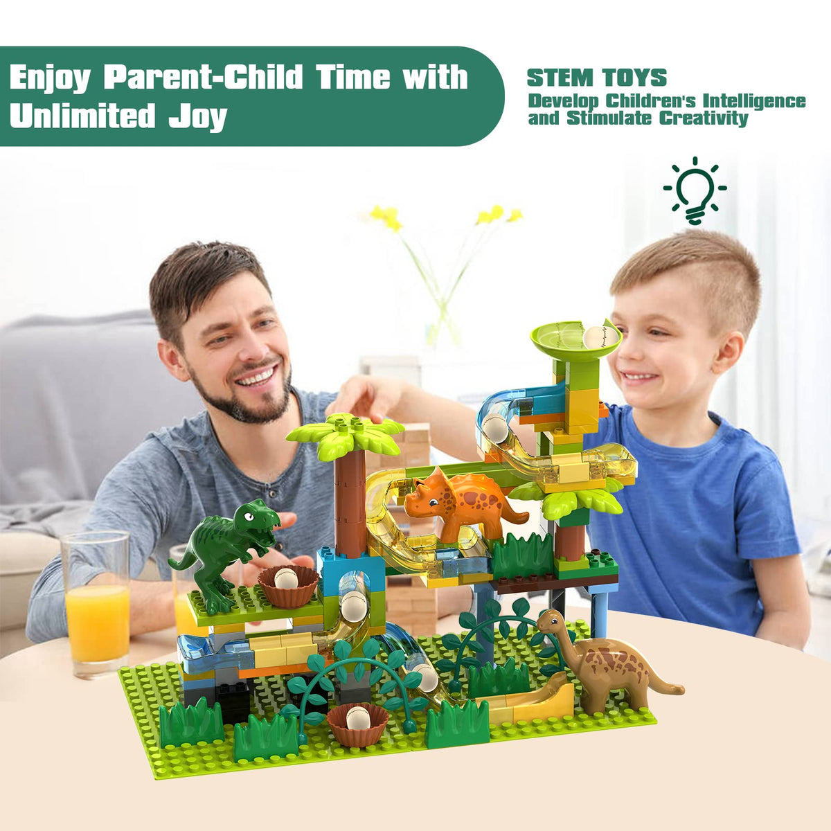 JIXIN Marble track layout captures kids designing dynamic routes