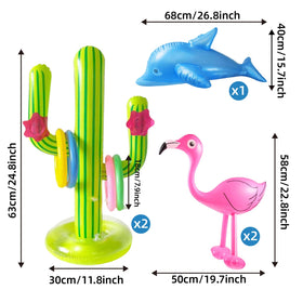 JipeXter flamingo inflatable adds tropical charm to beach parties and luau gatherings