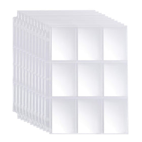 JIQEZNL 2088 Pockets sleeves with double-side top-loading for quick access and secure storage.
