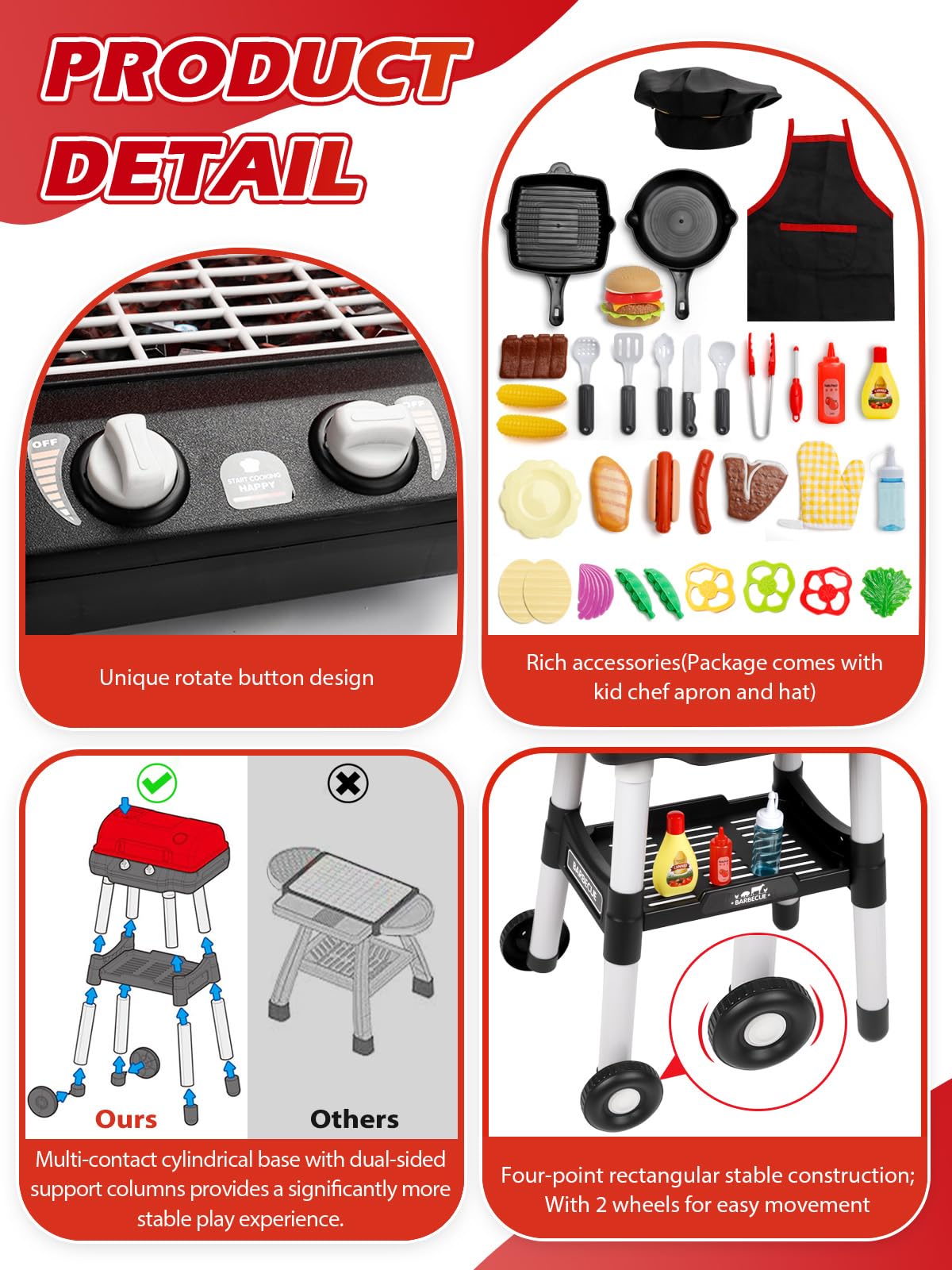 Jisejima charcoal-simulation system with soft light and sizzling sounds for realism