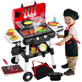 Jisejima kids grill playset base with stable four-point stand for safe pretend play