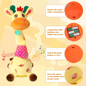 JISONCASE holiday giraffe toy gift ideal for toddlers and family fun
