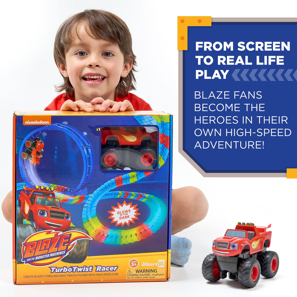 JitteryGit Blaze big wheels with traction for indoor and outdoor movement