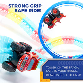 JitteryGit Blaze showtime-imagination invites kids to direct builds and adventures