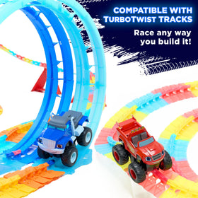 JitteryGit Monster trucks with rugged traction wheels ready for ramps and grass