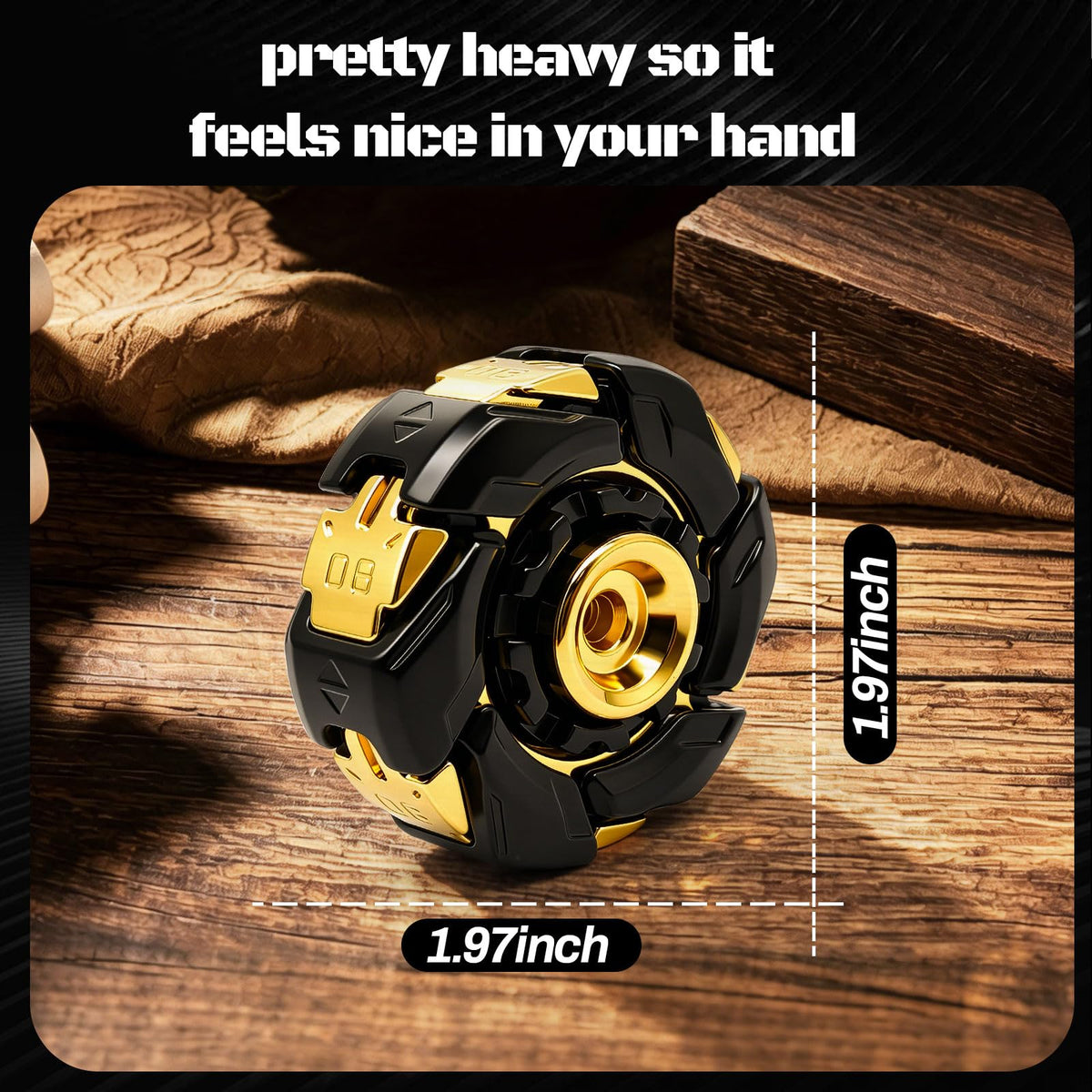 Jiuchuang EDC slider held in hand for focused offhand use.