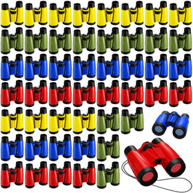 Jiuguva small red binoculars with neck strap for easy outdoor exploration