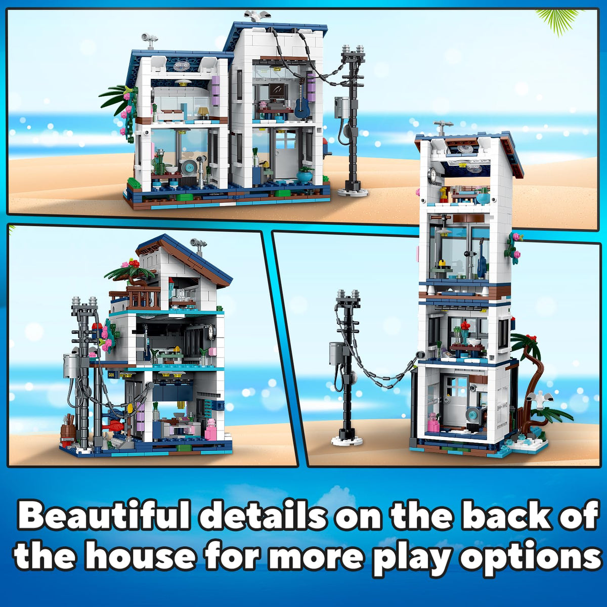 JIUTONG building set showing build-and-disassemble play options.