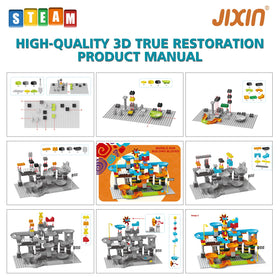 JIXIN diy-build-stem-toy invites kids to design unique tracks and problem-solve