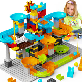 JIXIN marble-run assembly for creative building and hands-on play