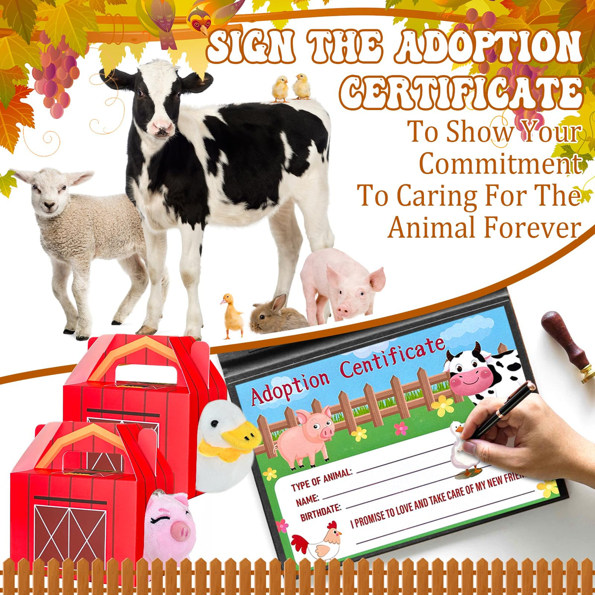 Jiytivity adoption certificates provide keepsake moments at events