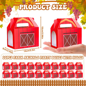 Jiytivity foldable farm boxes for stylish, compact party packaging