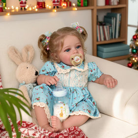 18-inch JIZHI reborn doll with cloth body for natural handling