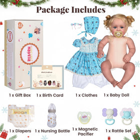 Gift-ready JIZHI reborn doll with accessories for presentation