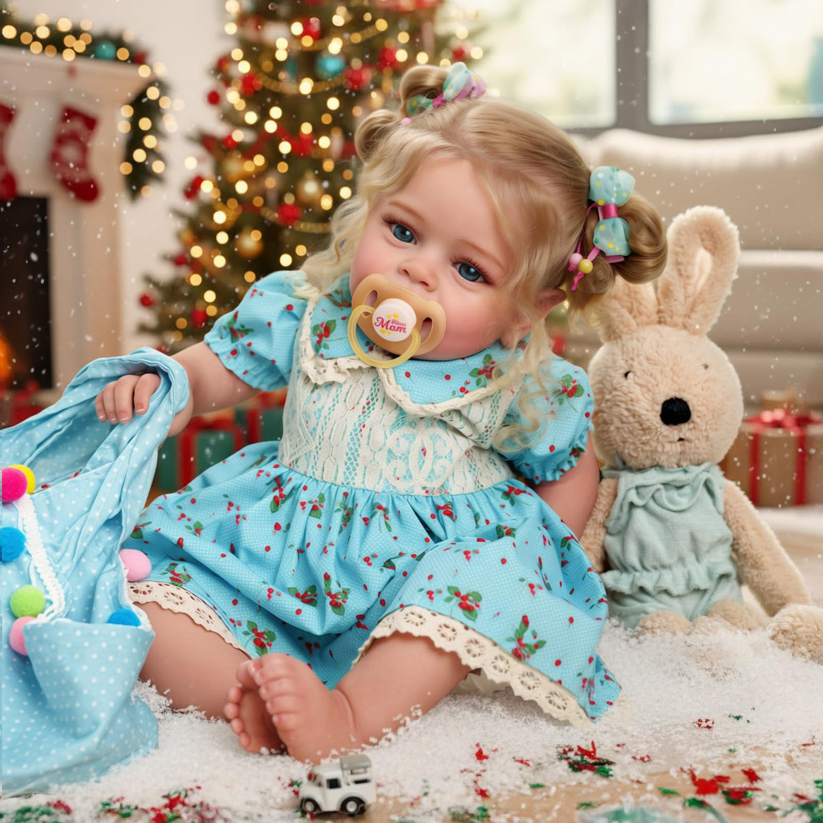 Movable limbs on JIZHI reborn doll enable easy poses
