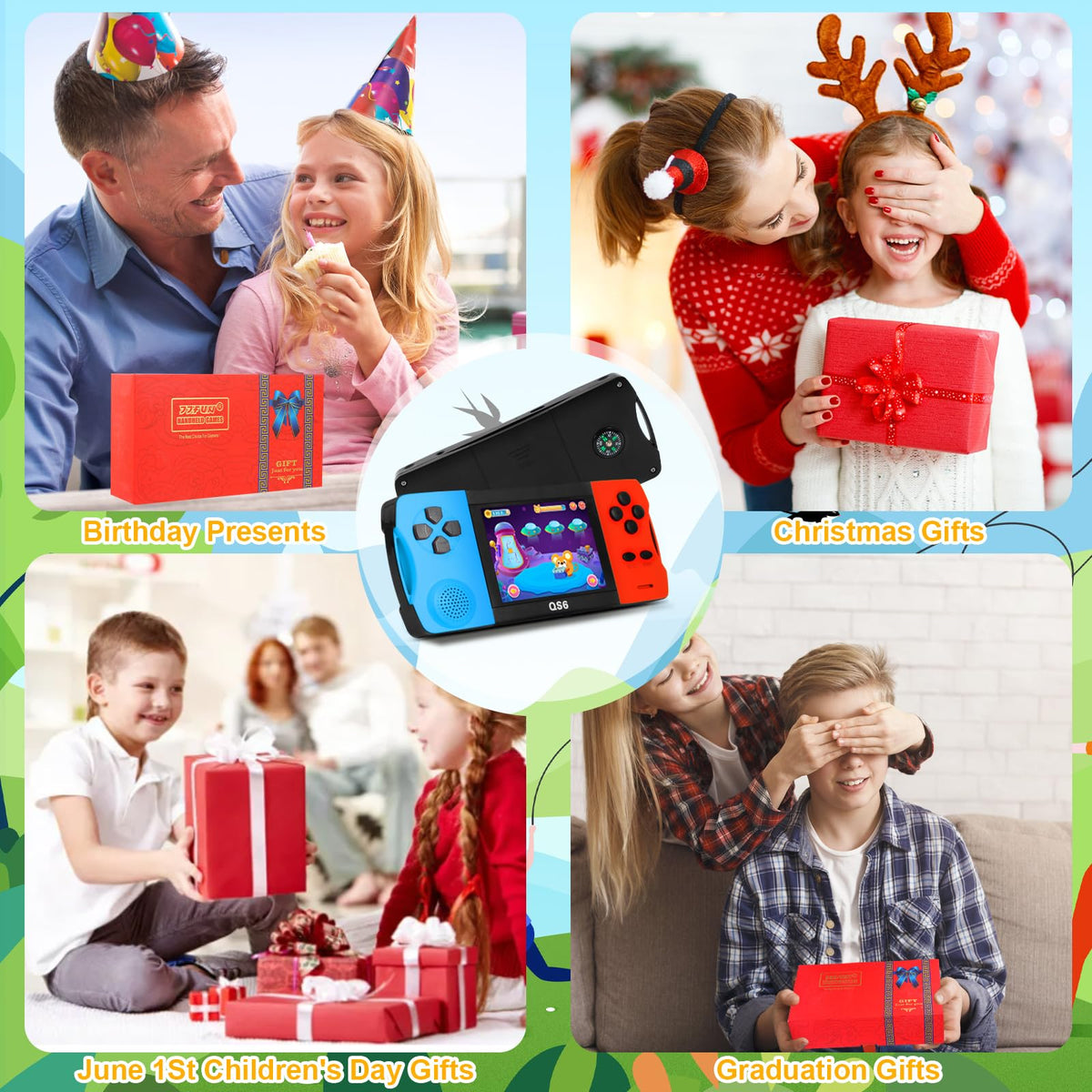 JJFUN gift for kids ages 3-12 with durable case and safe volume