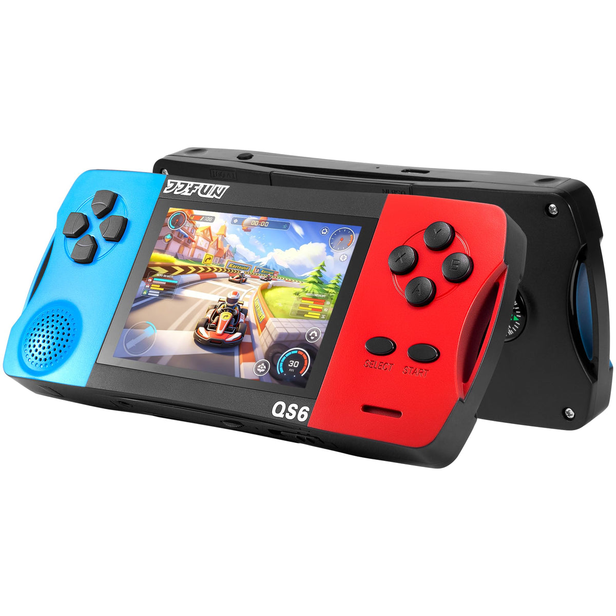 JJFUN handheld games with bright 3.5-inch IPS screen for immersive retro play