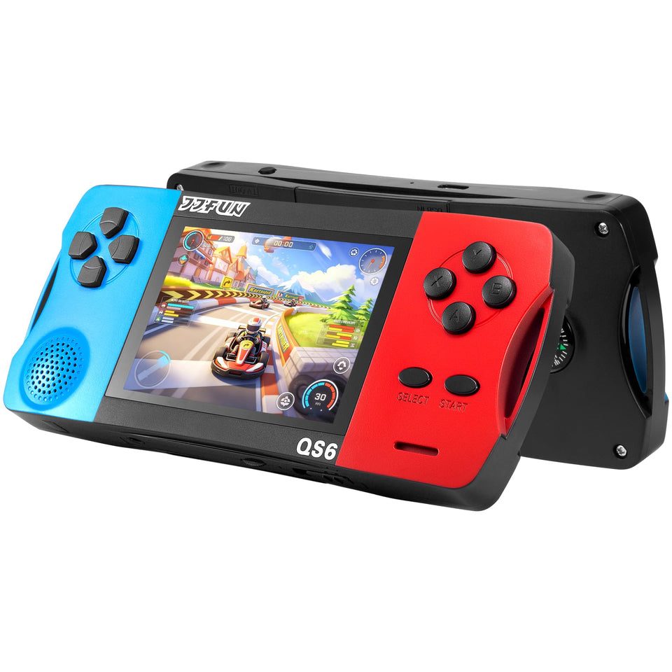 JJFUN handheld games with bright 3.5-inch IPS screen for immersive retro play