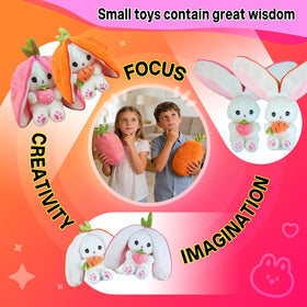 JJlviYY zip-transform plush lets kids switch looks quickly.
