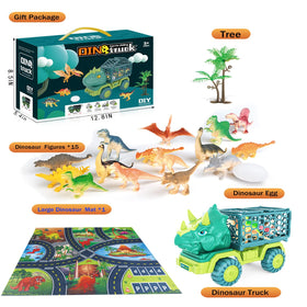 JKGIFTS Large play mat measures 32 by 28 inches for group floor play.