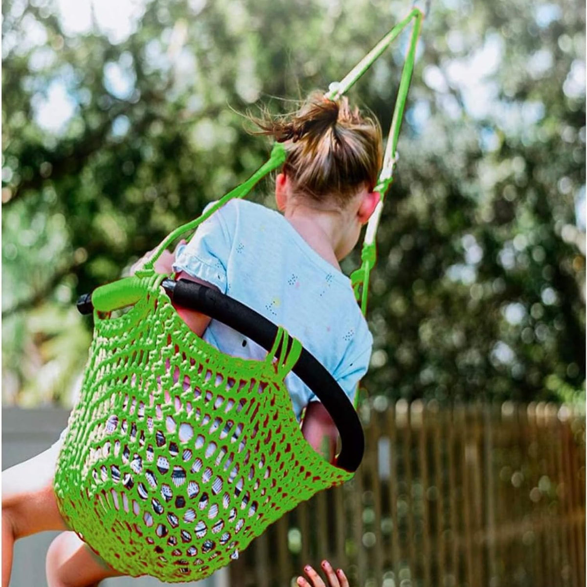 JKsmart portable swing is easy to store between uses