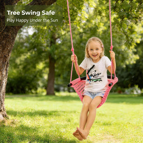 JKsmart pink swing height adjustable rope detail