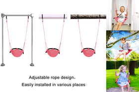 JKsmart pink swing seat close-up showing strap detail