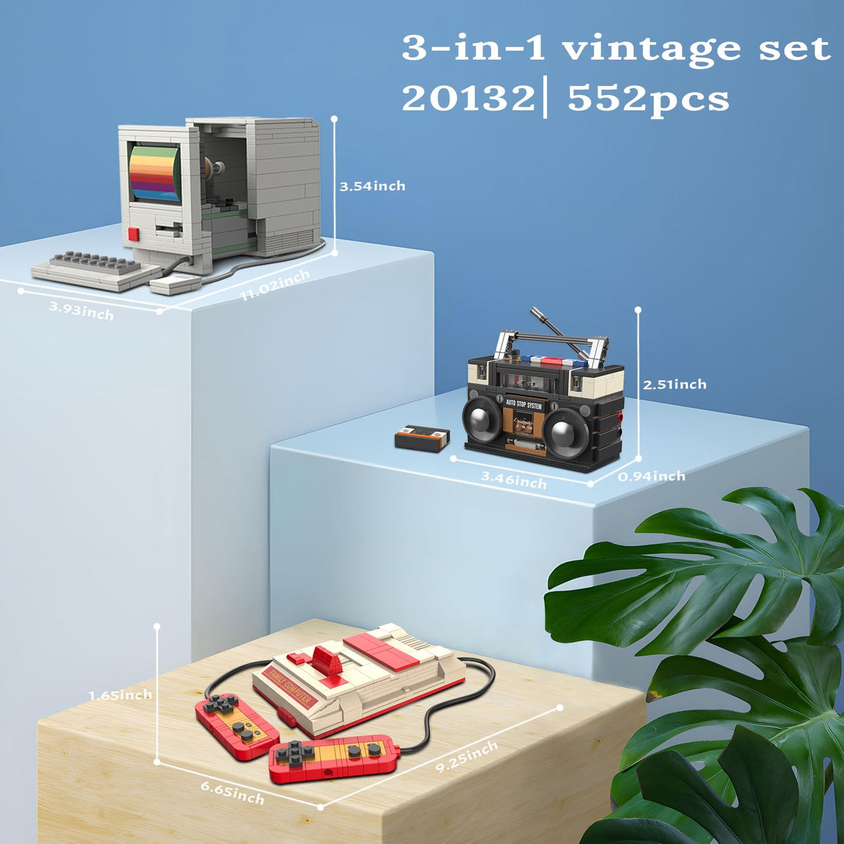JMBricklayer 20132 display-setup-on-shelf exudes vintage charm and uniqueness