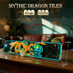 JMBricklayer Mythic Dragon Tiles dragon design adds depth and elegance