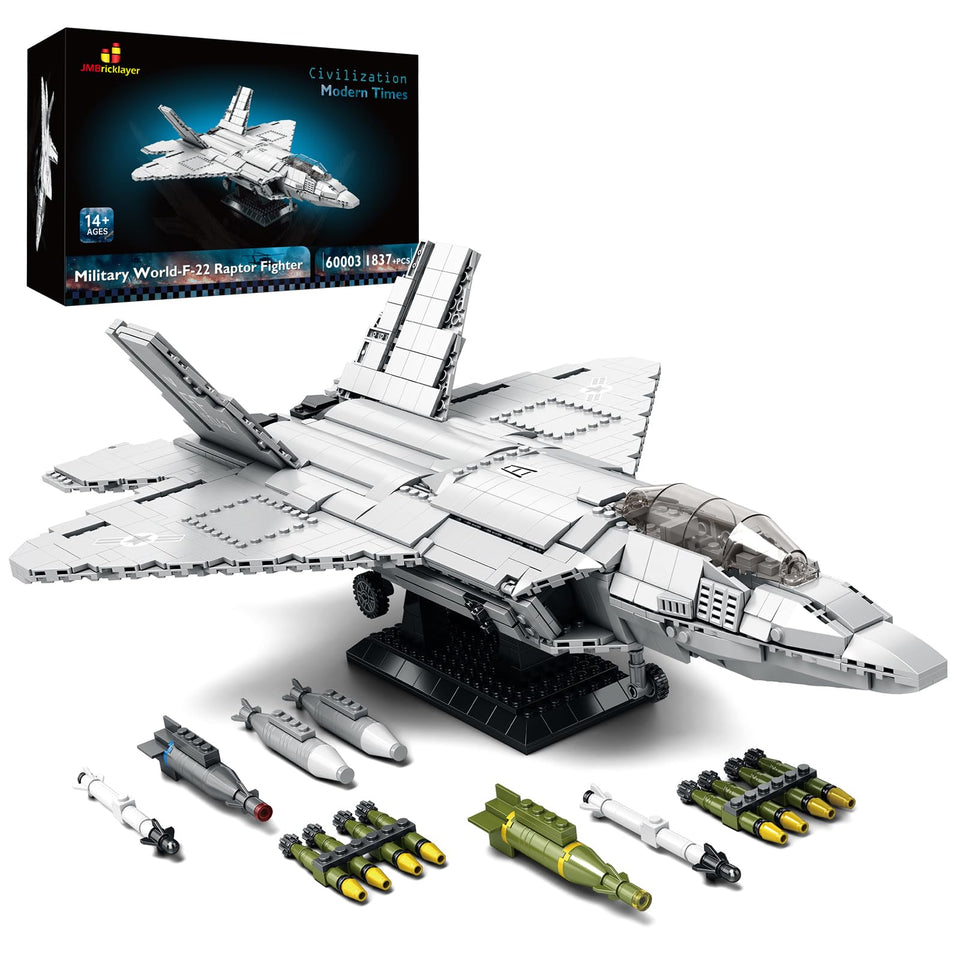 JMBricklayer F-22 Raptor cockpit detail highlights authentic controls for immersive play