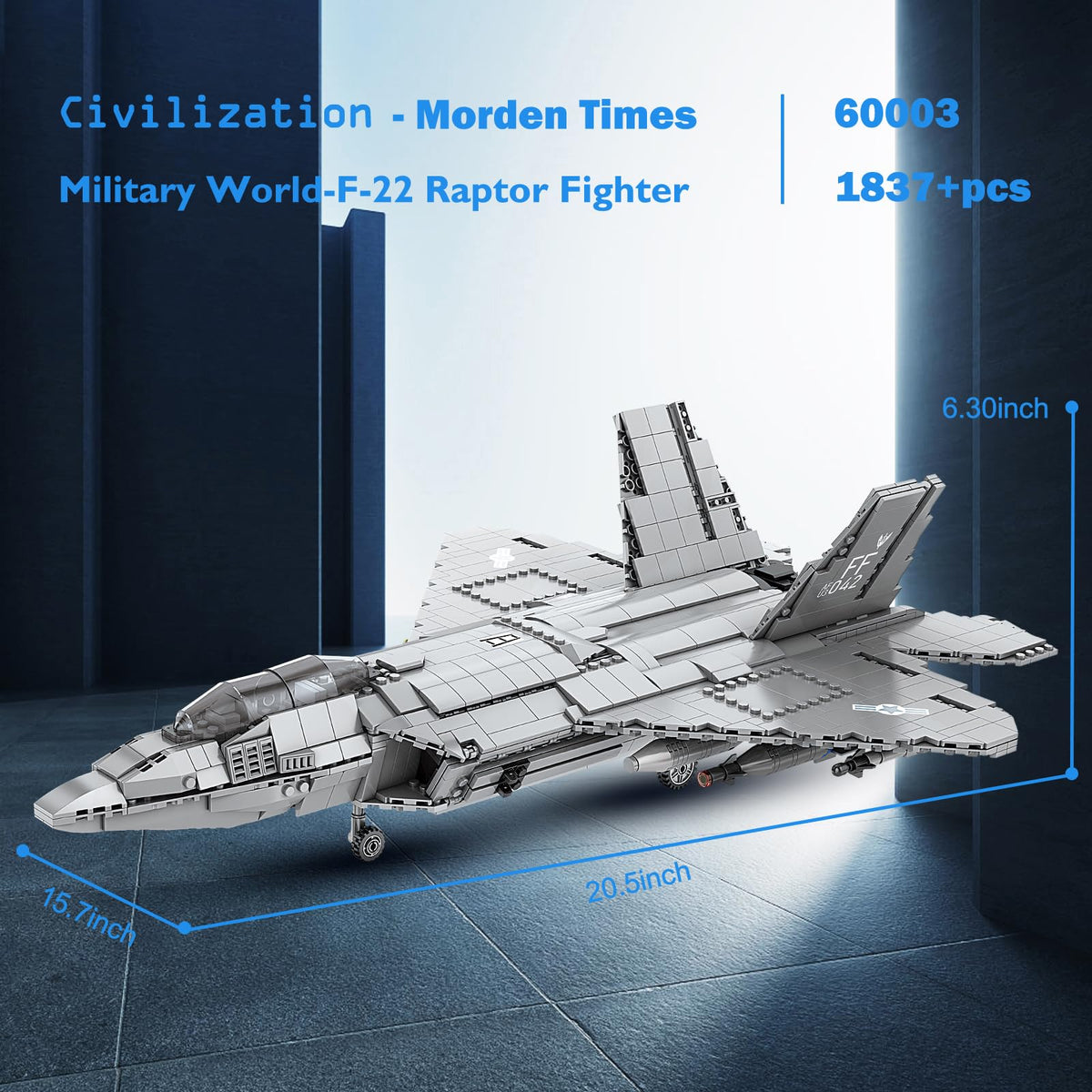 JMBricklayer F-22 Raptor missile mounts enable varied display options