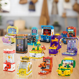 JMBricklayer mini piano machine block with colorful studs for imaginative play