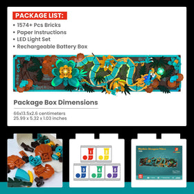 JMBricklayer Mythic Dragon Tiles 70019 full mural collection option