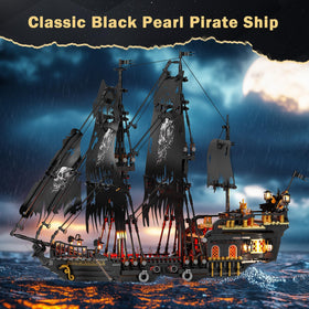 JMBricklayer pearl pirate ship model for home decor