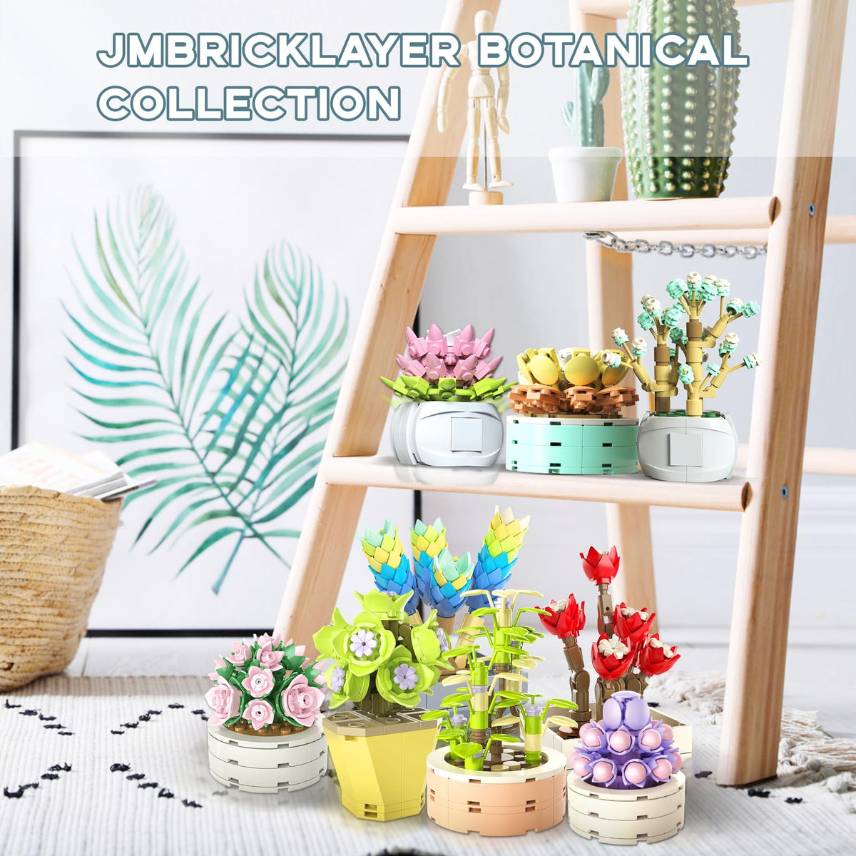 JMBricklayer Premium gift box with instruction booklet for thoughtful plant-themed gifts.