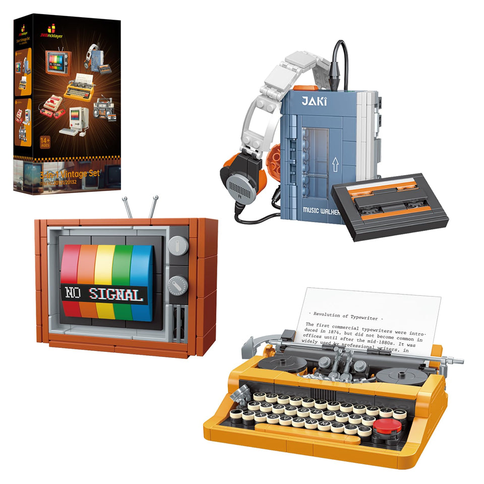 JMBricklayer Typewriter display model for retro desk decor and conversation starter.