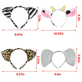 Jmkcoz elephant ears headband, plush comfort for festival costumes and shoots