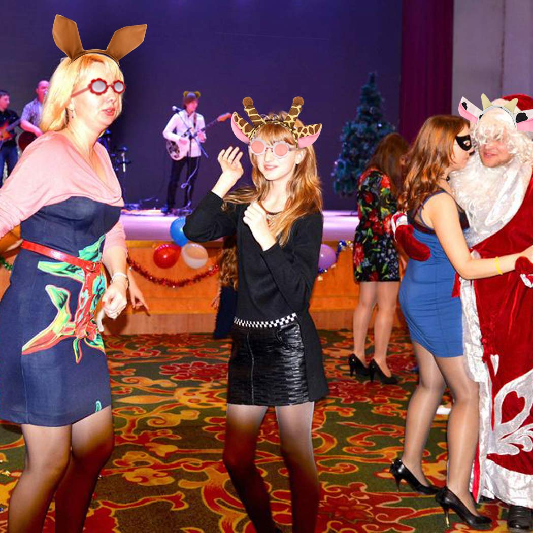 Jmkcoz tiger ears headband, vibrant accessory for cosplay, parties, and photo booths