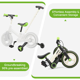 JMMD 6-in-1 bike adjustable seat grows with your child