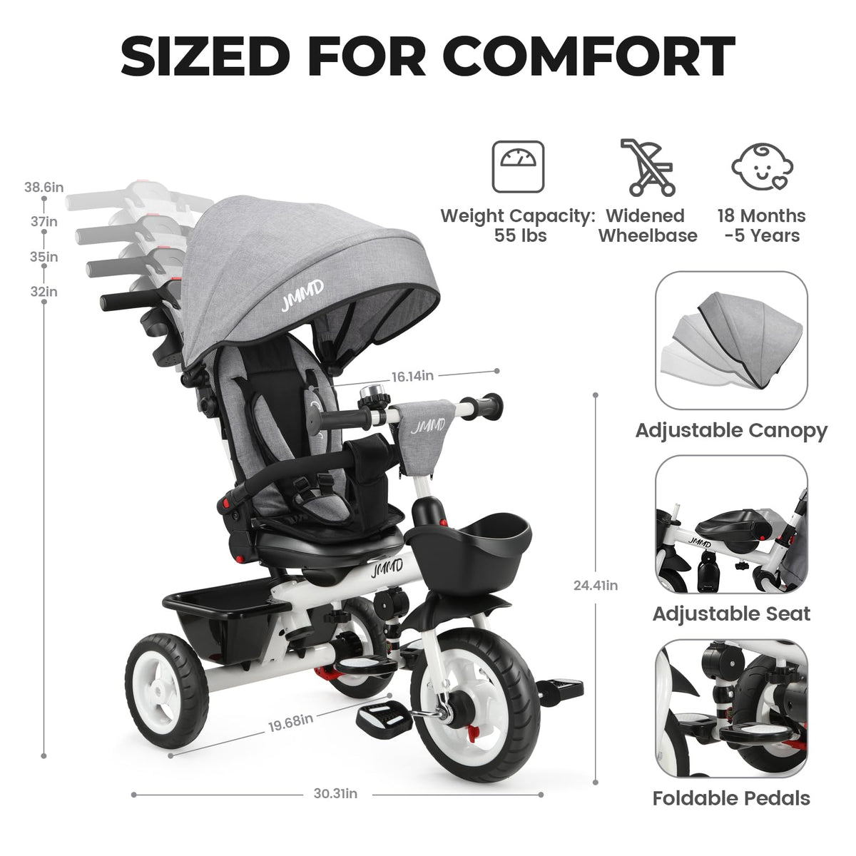 JMMD all-terrain wheels for outdoor rides