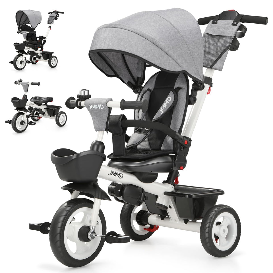 JMMD tricycle with push handle and growing design