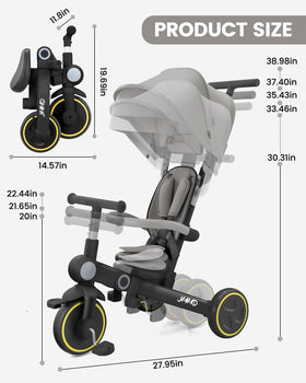 JMMD foldable mode for easy storage and portability