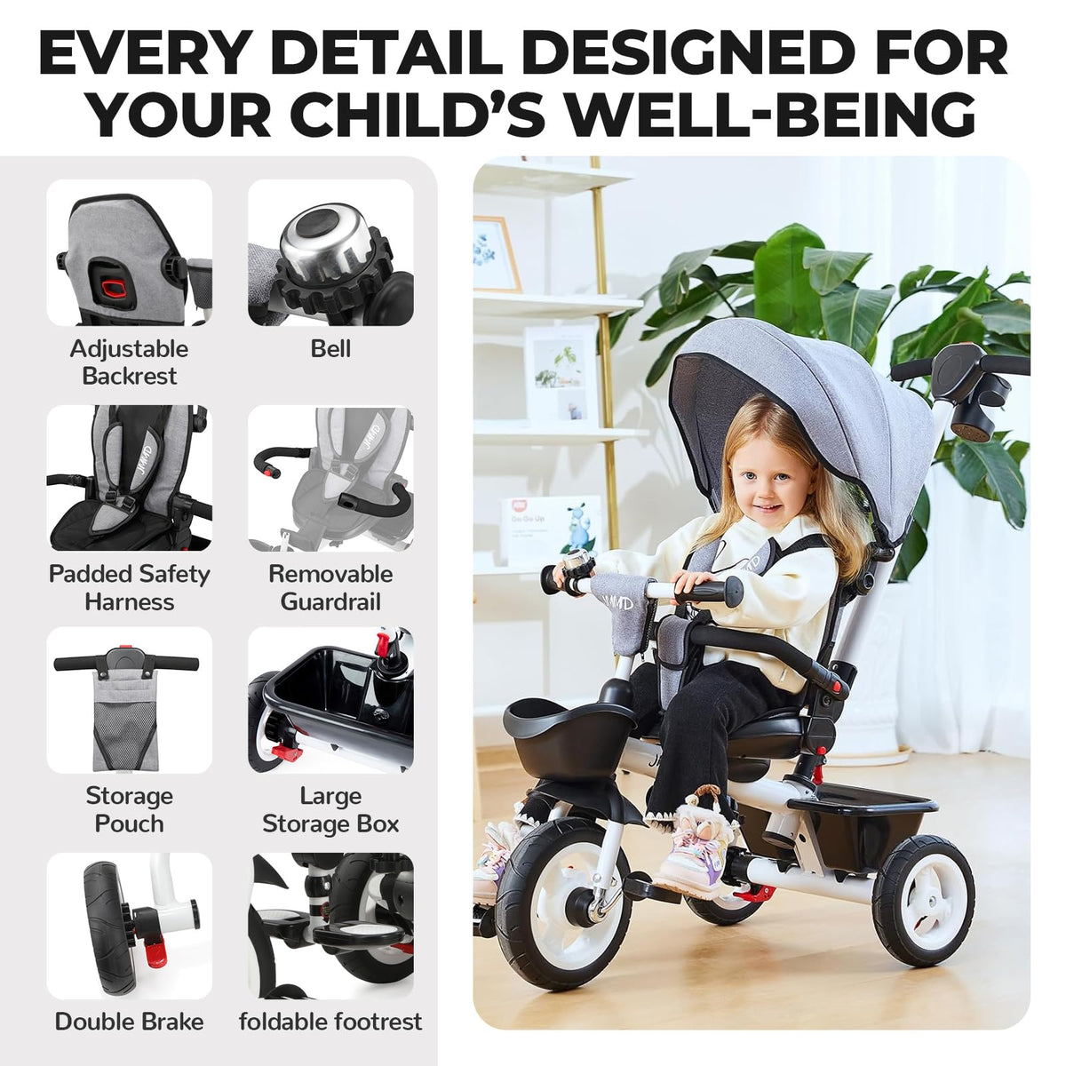 JMMD ventilated seat back for breathable comfort