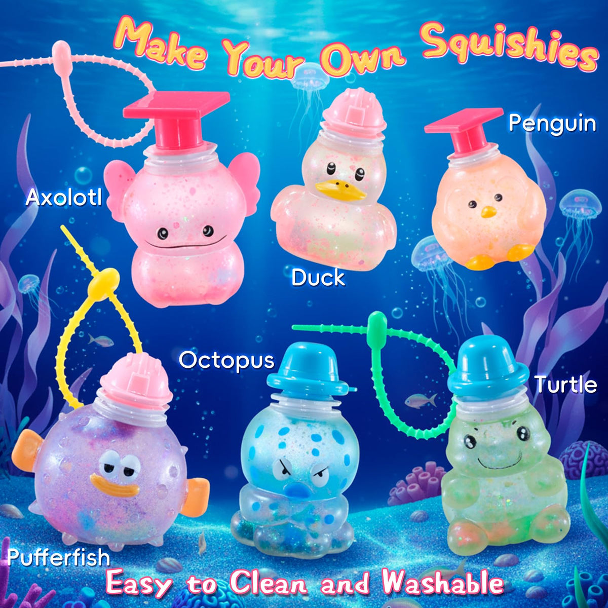 JMMICO glitter packs adding sparkle to squishy creations