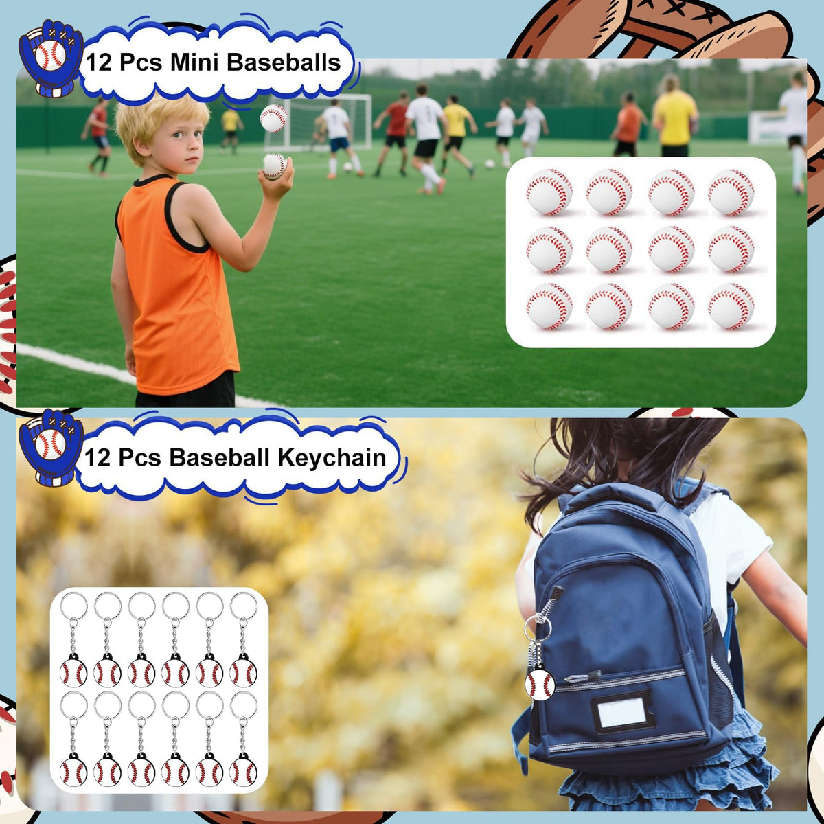 JNYLYFC baseball keychains sturdy keepsakes guests can treasure